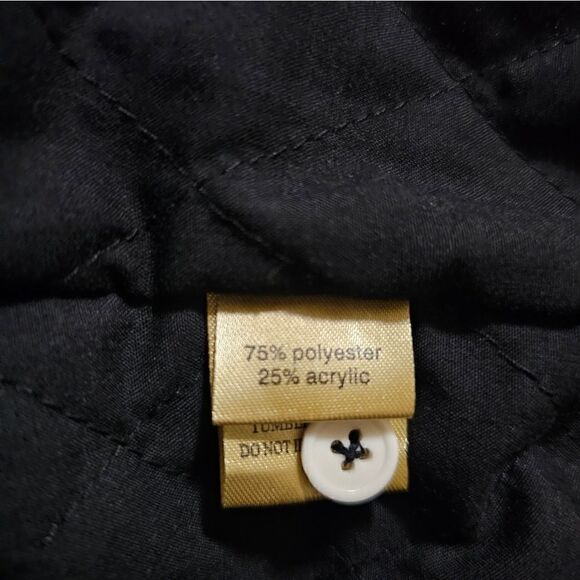 TRUE‎ GRIT Four Square Plaid Jacket Coat Removable Collar - Size XXL - Picture 9 of 9